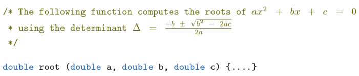 Typeset example